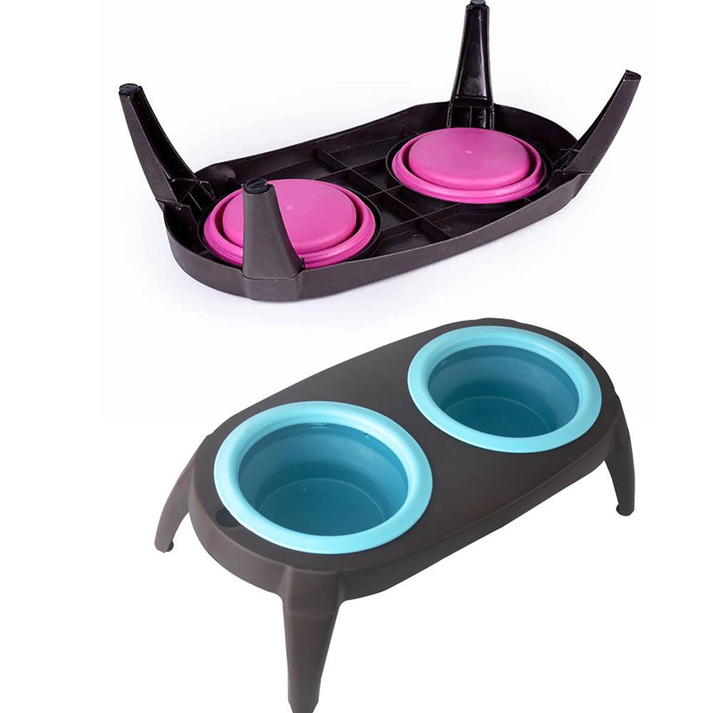 Double Silicone Folding Bowl