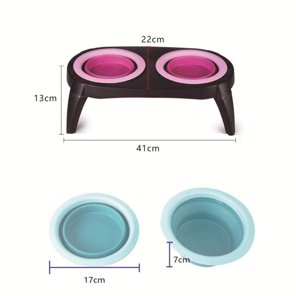 Double Silicone Folding Bowl
